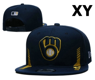 MLB Milwaukee Brewers Snapback Hat (26)