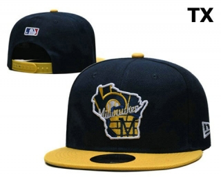 MLB Milwaukee Brewers Snapback Hat (27)