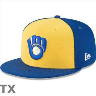 MLB Milwaukee Brewers Snapback Hat (31)