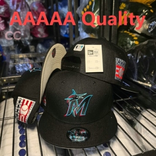 MLB Florida Marlins Snapback Hat (5)