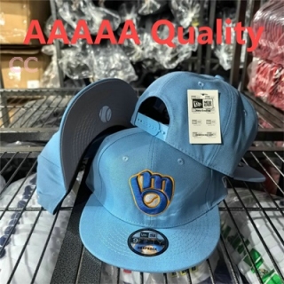 MLB Milwaukee Brewers Snapback Hat (32)