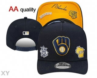 MLB Milwaukee Brewers Snapback Hat (37)