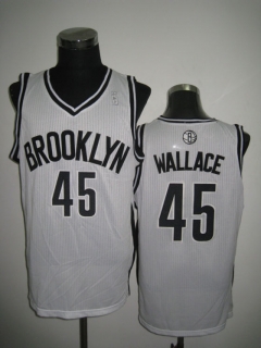 NBA Brooklyn Nets WALLACE #45 Jersey-white