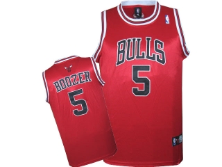 NBA Chicago Bulls Boozer #5 Jersey-red