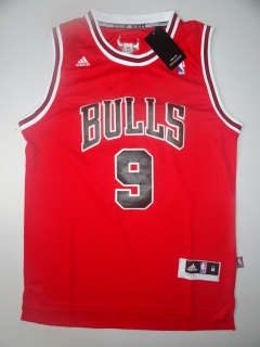 NBA Chicago Bulls Deng #9 mesh Jersey-red