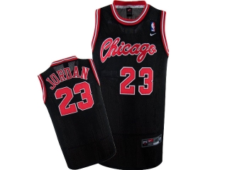NBA Chicago Bulls Jordan #23 game mesh Jersey-black