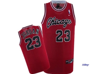 NBA Chicago Bulls Jordan #23 game mesh Jersey-Red