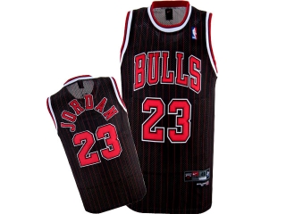 NBA Chicago Bulls Jordan #23 game mesh Jerseys-black