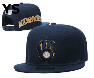 MLB Milwaukee Brewers Snapback Hat (17)