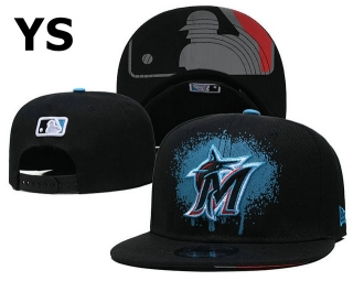 MLB Miami Marlins Snapback Hat (32)