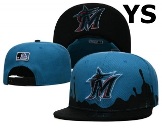 MLB Miami Marlins Snapback Hat (36)