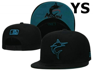 MLB Miami Marlins Snapback Hat (37)